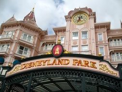 entrance to disneyland in france