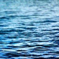 waves on blue water, background