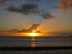 incredibly beautiful sunset