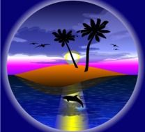 Idyllic Island clipart