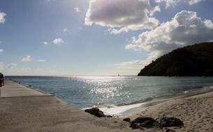 beach near the caribbean sea