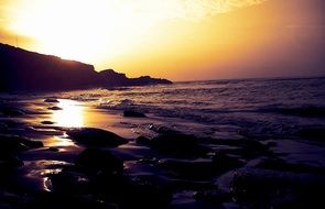 incredibly beautiful sunrise beach