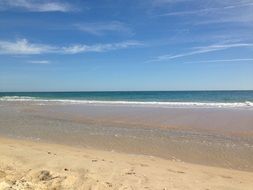 Caribean ocean beach on a sunny day