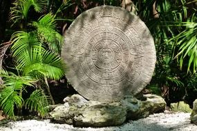 Aztec calendar in mexico