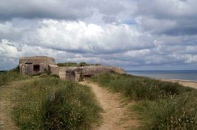 beach bunker in normandy france