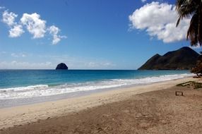 Holiday on the ocean beach in Saint Fransois