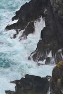 rocks on ocean
