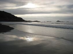 sunset in brittany