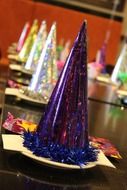 purple party hat