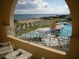 panorama of the royal hotel in tunisia