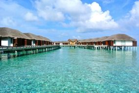 Maldives bungalo holiday