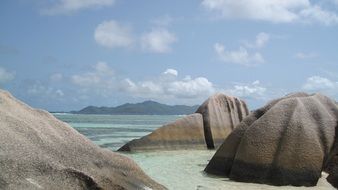 seychelles granite rock