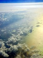 panorama of the ocean sky