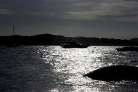 landscape of sunset over the coast of portugal