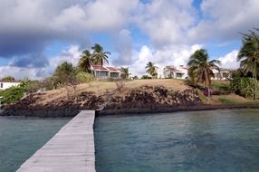 coastline of the city of Saint Francois