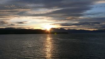 Sunset in Alaska