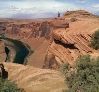 horseshoe bend canyon majestic view