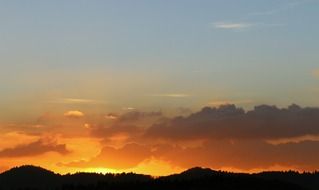 autumn sunset