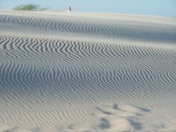 white sand near the north sea