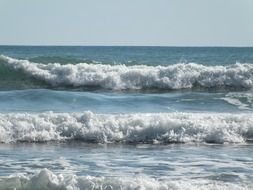 sea waves in New Zealand