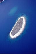 aerial view of kornati island