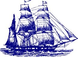 ship sea drawing