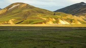 iceland shadow volcano