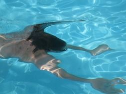pool diving