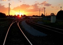 on track railway