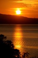 sunset near Kumamoto