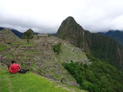 magnificent landscape machu picchu ruins peru ancient