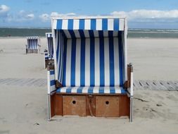 north sea wind protection on the beach