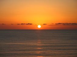 orange Sicilian sunset