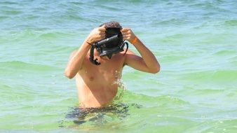 diving as entertainment