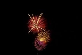 Bright fireworks