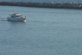 Cruise ship on ocean