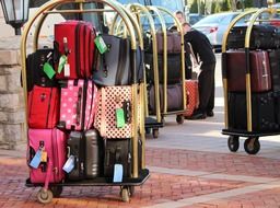 bellman luggage cart