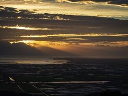 sunset in Kumamoto