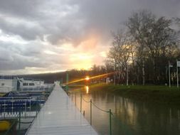 pier on the lake
