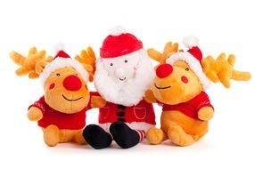 animal and santa toy