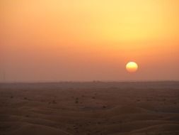 Sand Desert in Dubai