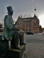 sculpture of a man in denmark