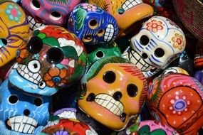 mexico ugly colorful masks