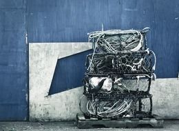 sailing equipment, ropes and buoy