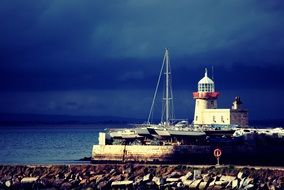 lighthouse on the coast of Ireland