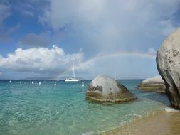 blocks of stone in the caribbean
