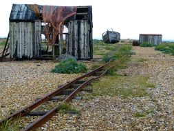 fisherman's hut on stone ground