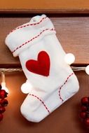 Christmas decoration with the heart