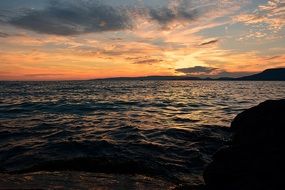 amazing lake sunrise view