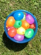 Colorful water balloons